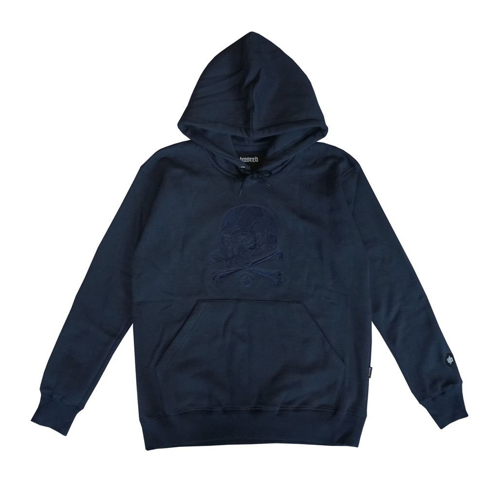 HUSTED BONESK NAVY HOODIE