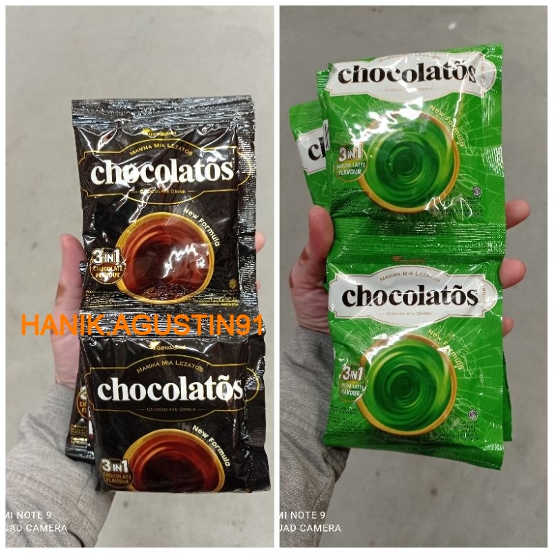 

Chocolatos Chocolate Drink Isi 10pcs Cokelat / Matcha / Minuman Serbuk Chocolatos