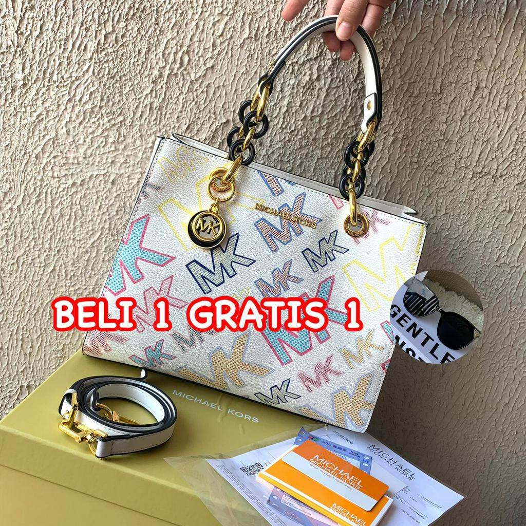 (MICROCHIP) LUXY LX2246 TAS SELEMPANG WANITA CYNTHIA GRAFITTI FREE BOX + SERTIFIKAT KUALITAS VIP PLATINUM 1:1