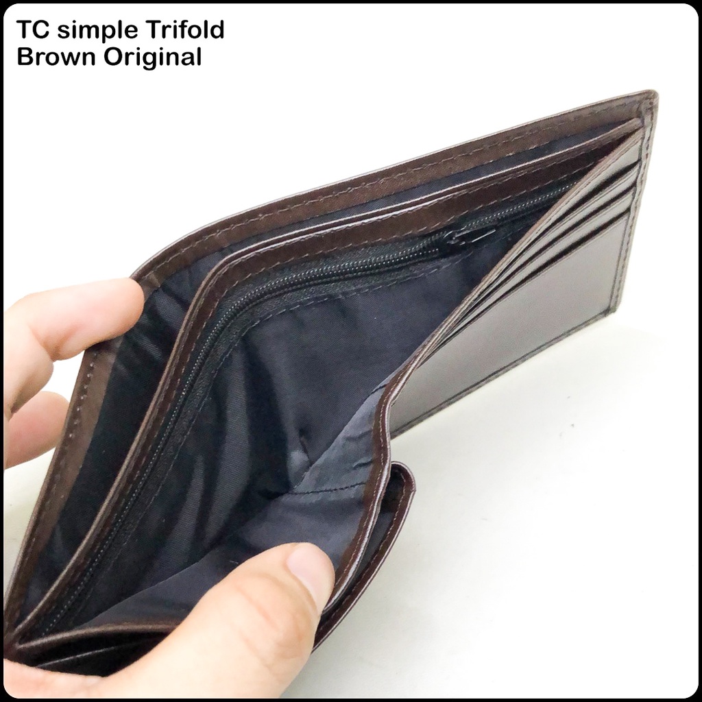 dompet kulit pria ORIGINAL toucan simple trifold dompet pria termurah asli kulit
