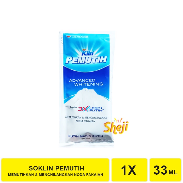 SOKLIN PEMUTIH SACHET 33 ML