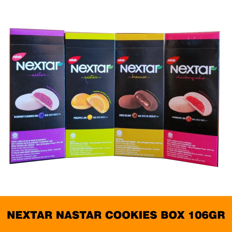 

Nextar nastar cookies box 96 gr all variant kue box lebaran enak murah