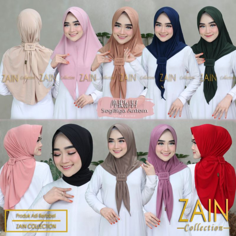Segitiga Marwah Free Ring Original Zain Hijab