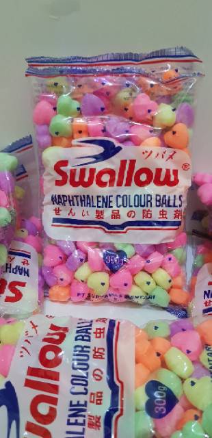 KAMPER SWALLOW NAPHTHALENE COLOUR BALLS LOVE 300GR