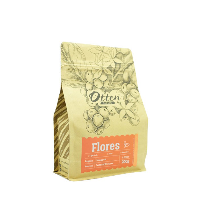 Otten Coffee Flores Manggarai Natural Process 200g Kopi Arabica - Biji Kopi-1