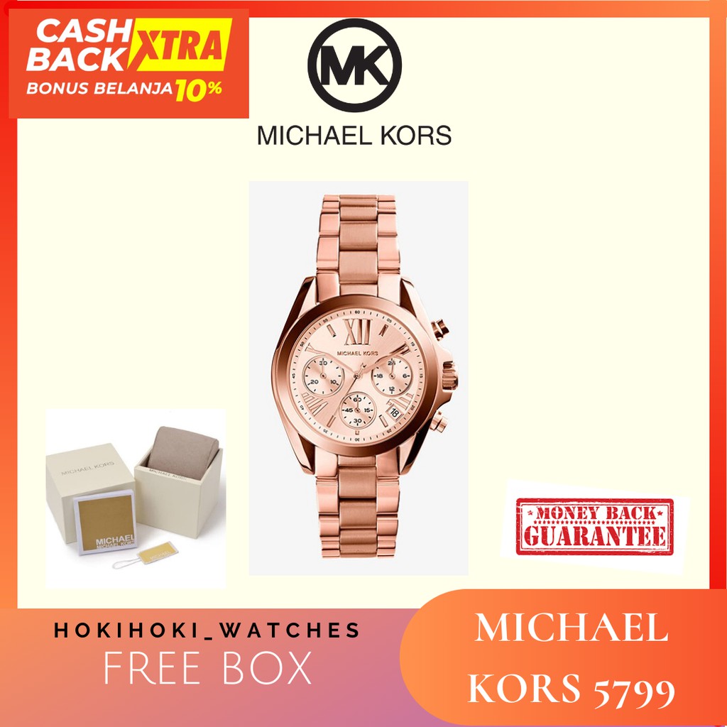 [ ORIGINAL - FREE BOX ] JAM TANGAN MICHAEL KORS WANITA MK5799 ORIGINAL