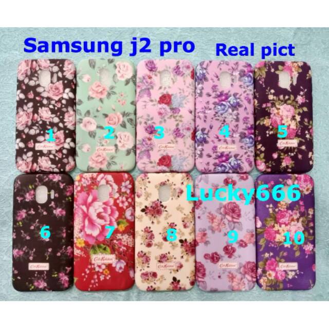 Soft case flower samsung galaxy j2 pro silikon bunga samsung j2 pro j2pro 2018