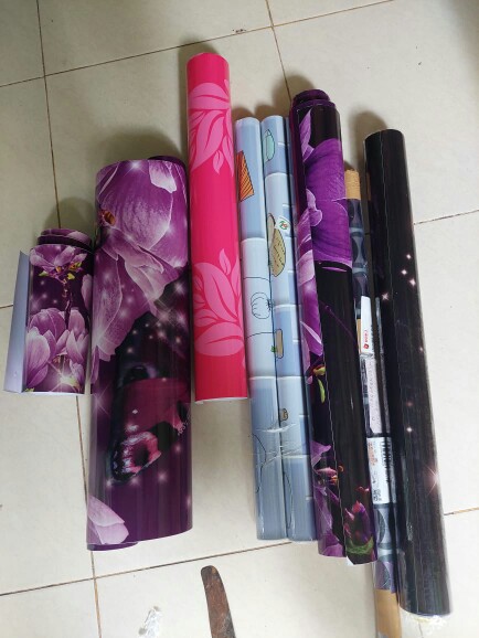 Stiker Pintu Kamar Mandi Kupu-kupu