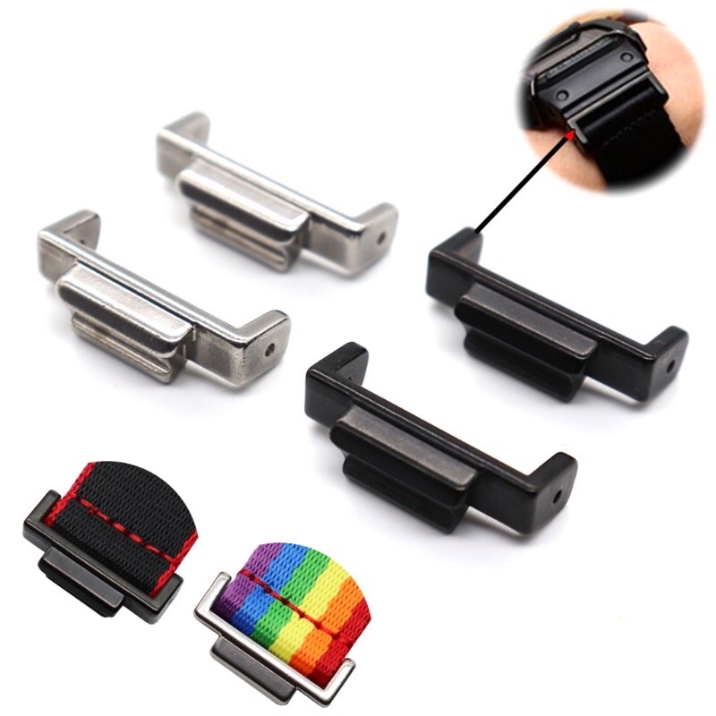 connector adapter jam tali gshock ke kulit/kanvas