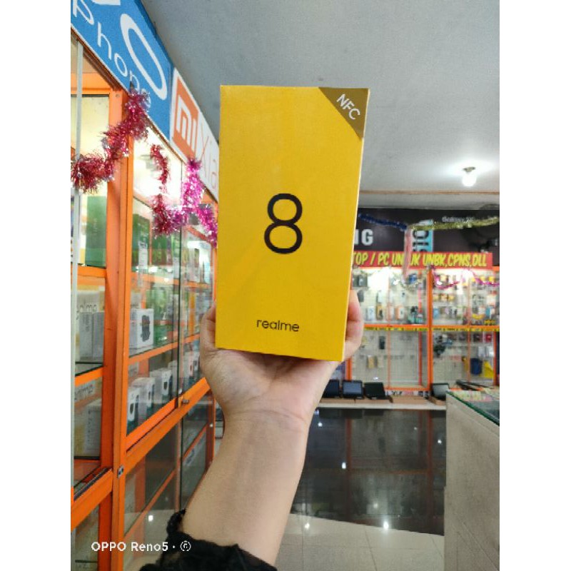 REALME 8 8/128 NFC garansi resmi