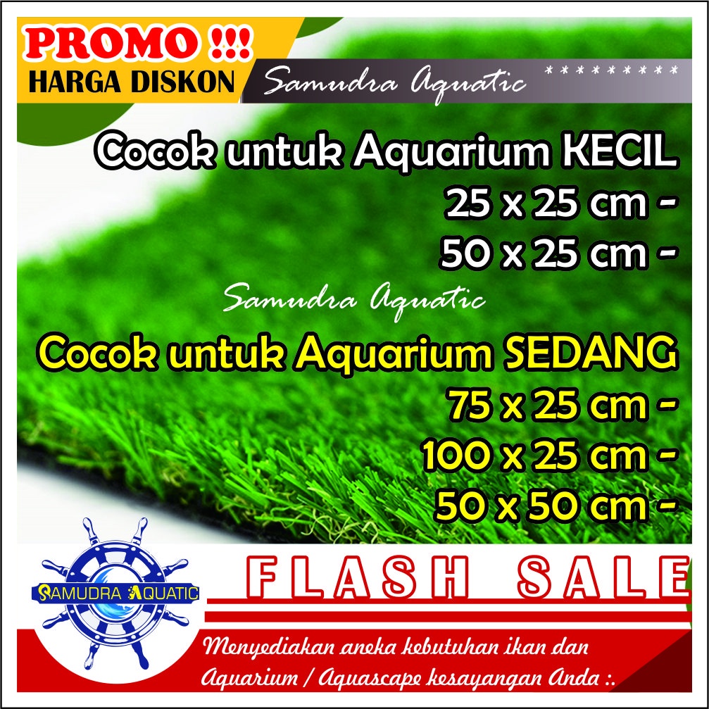 Rumput Aquarium Aquascape Sintesis (Cocok Untuk AQUARIUM KECIL), Rumput Sintesis Mainan Rumput Aquarium Aquascape