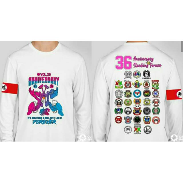 KAOS PANJANG SLANK ~ANV 36 SLANKING FOREVER LOGO LOGO~GOSIPJALANANSTORE