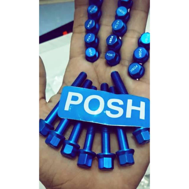 Baut posh factory thailand rare uk 10 atau 6x5cm