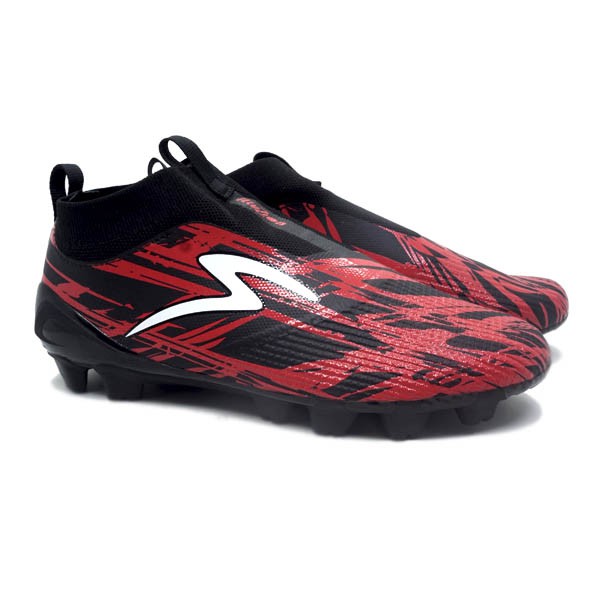 Specs Accelerator Illuzion FG Laceless (Black/Dark Red/White)