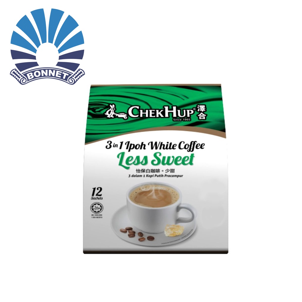 

CHEK HUP WHITE COFFEE LESS SWEET 12x35 gr 9556854006015