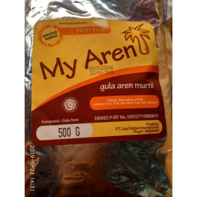 

MY AREN GULA DIET ALAMI ORIGINAL LHI / NATURAL DIET SUGAR / MY AREN GULA AREN MURNI 500 GRAM