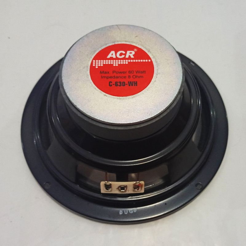 Speaker Woofer 6 Inc Max 60 Watt 8 Ohm ACR C 630 WH Transparan