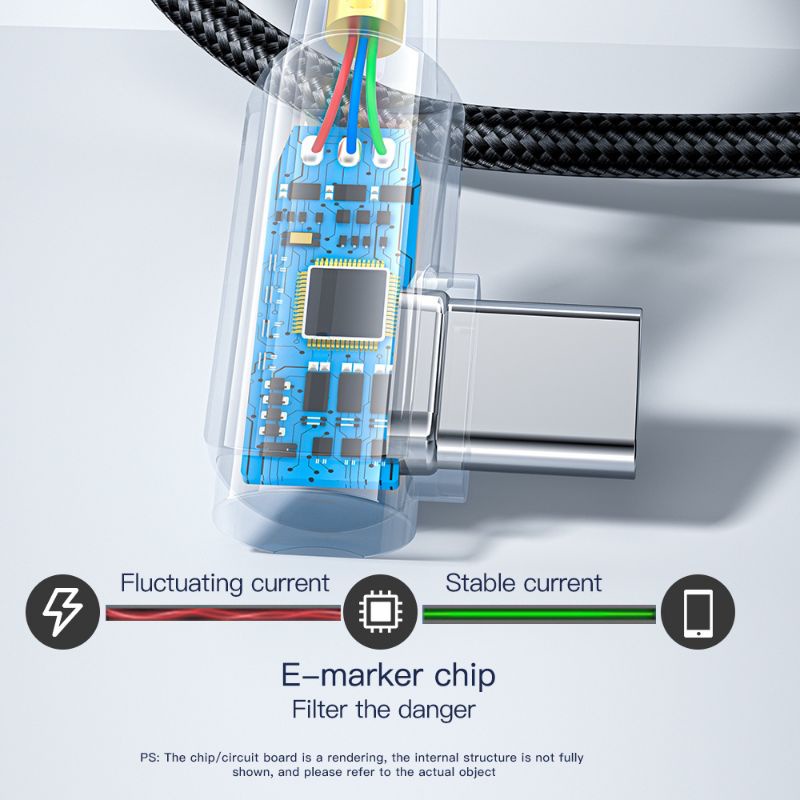 Essager Chenguang ES-X23 Kabel USB Type-C to Type-C QC4.0 PD60W