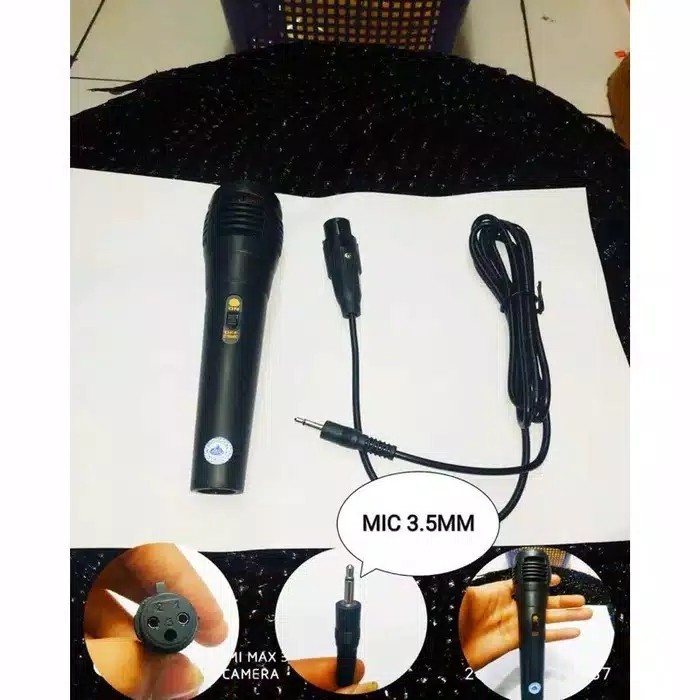 MIC SPEAKER COLOKAN KECIL MICROPHONE KABEL SPEAKER