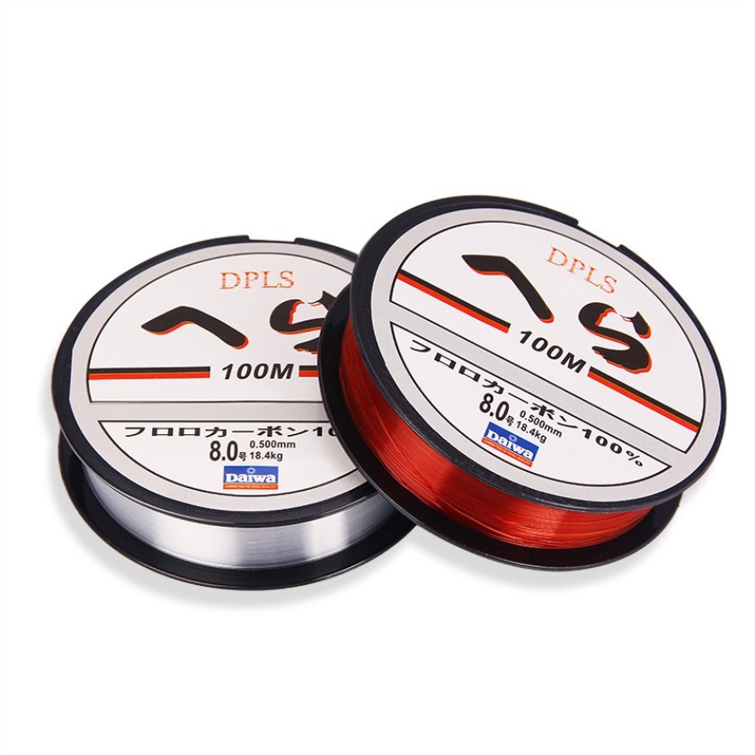 1Pcs 100m Daiwa Nylon Fishing Line Transparan Senar Pancing Garis Memancing Umpan Ikan Tackle