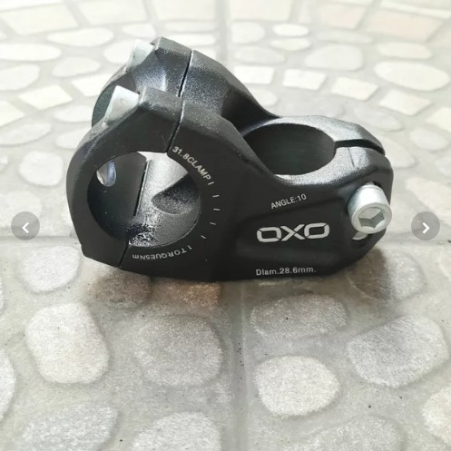STEM SEPEDA MTB OXO 28.6-31.8 HITAM
