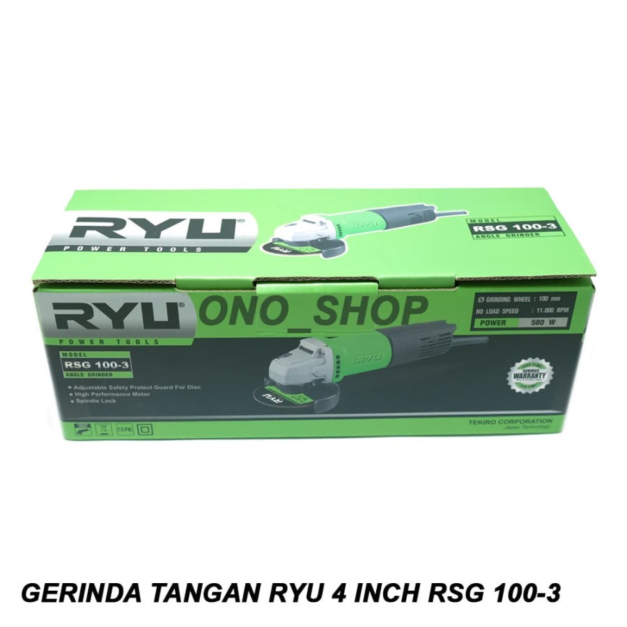 Ryu 4 Inch RSG 100-3 - Gerinda Tangan