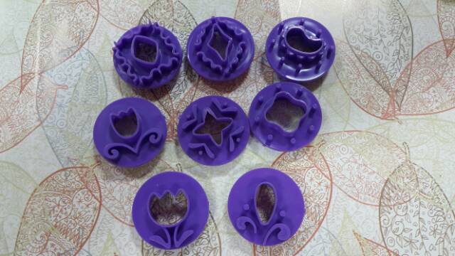 Cetakan stamp fondant