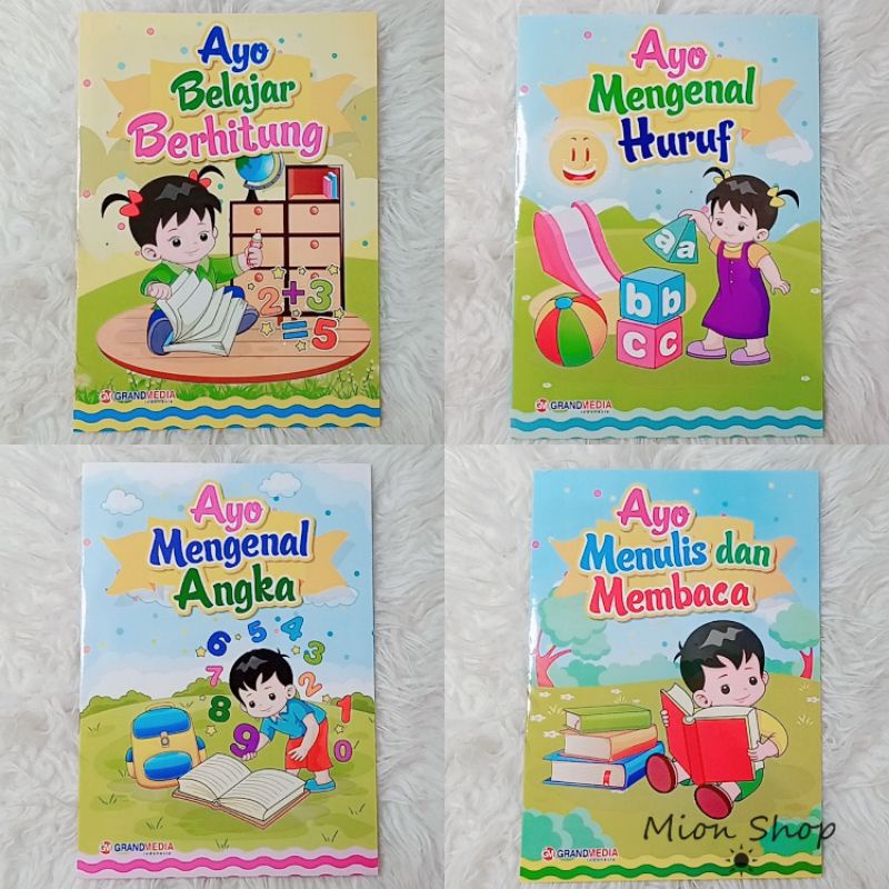 Buku Anak TK - Belajar Mengenal dan Menulis Huruf Angka serta Latihan Berhitung untuk AnakBuku Latihan untuk Anak Usia Dini