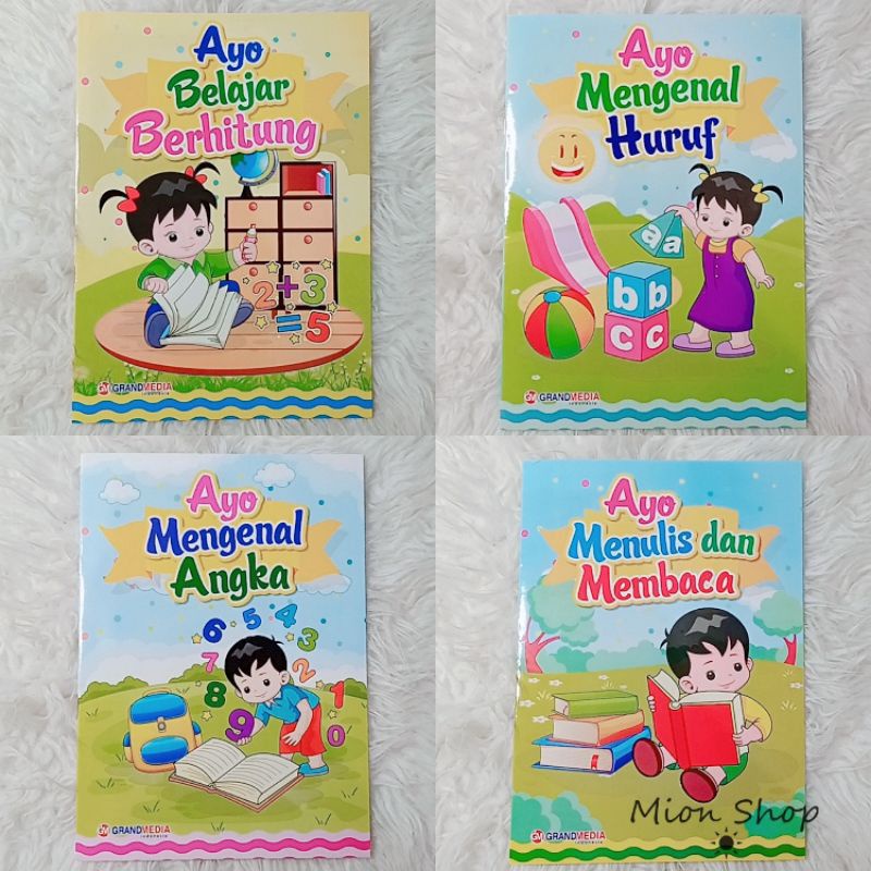 Buku Anak TK - Belajar Mengenal dan Menulis Huruf Angka serta Latihan Berhitung untuk AnakBuku Latihan untuk Anak Usia Dini