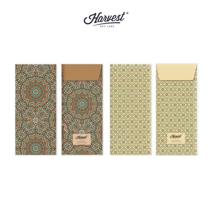 

Amplop / Money Envelope Brown Craft Harvest isi 4 - Ethnic Set