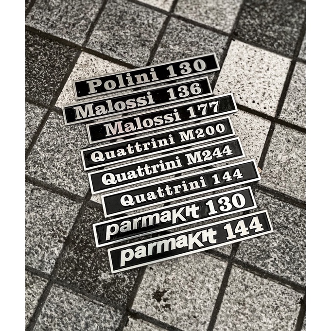 emblem polini parmakit quattrini malossi
