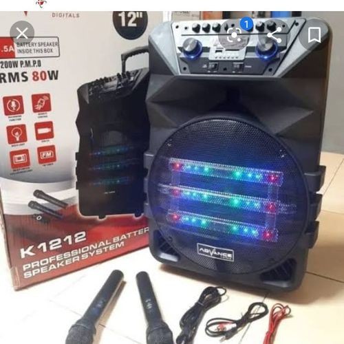 speaker aktif / speaket metting advance K1212 (bisa bluetooth)