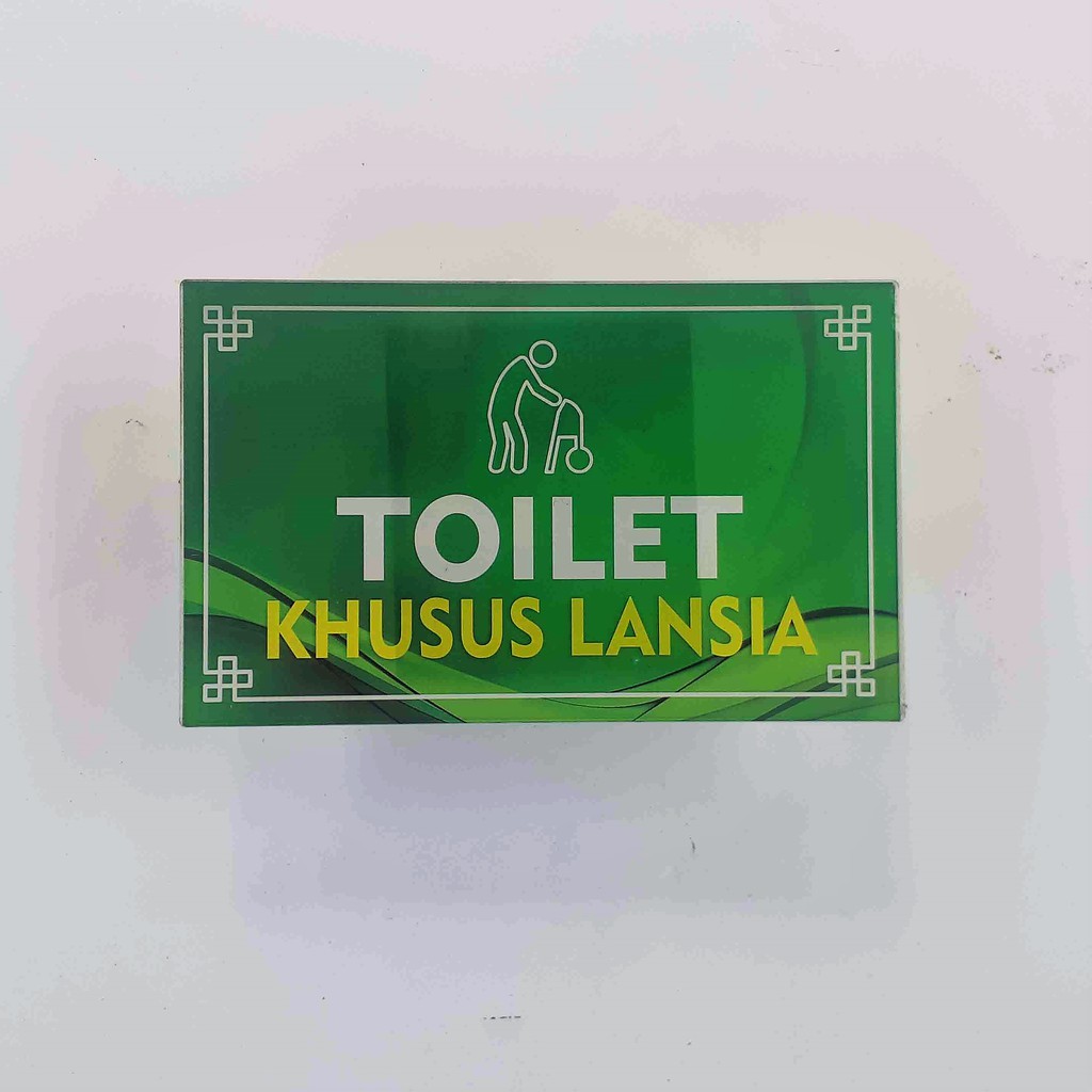 Jual Toilet Khusus Lansia - Toilet Khusus Usia Lanjut, Papan Nama ...