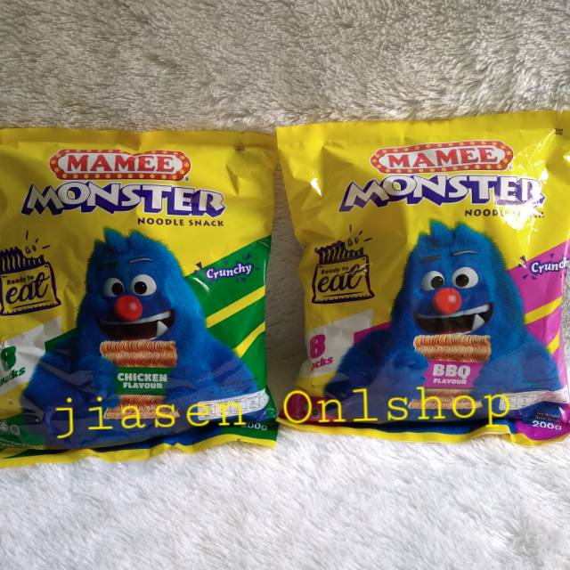 

MAMEE Monster Noodle Snack 200gr isi 8 pack mini kecil