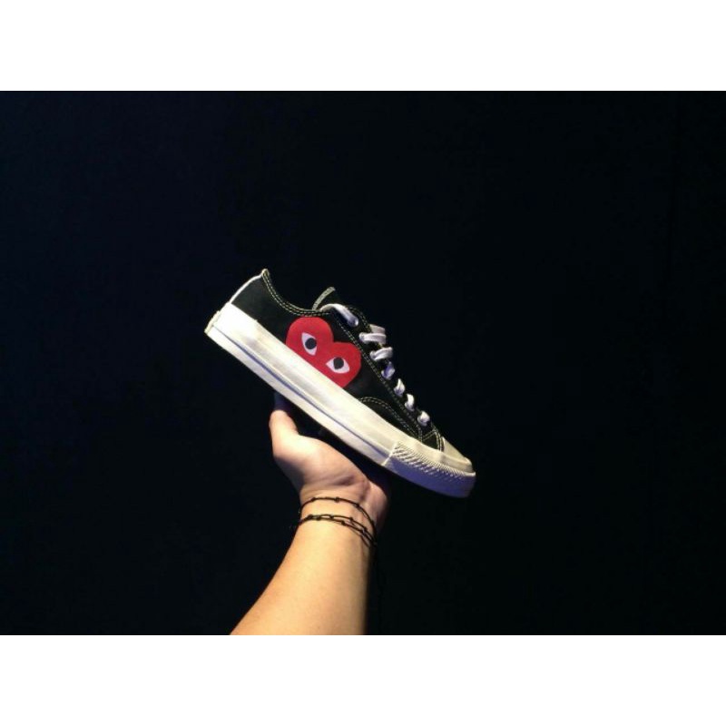 Converse x CDG play chuck 70 low top black