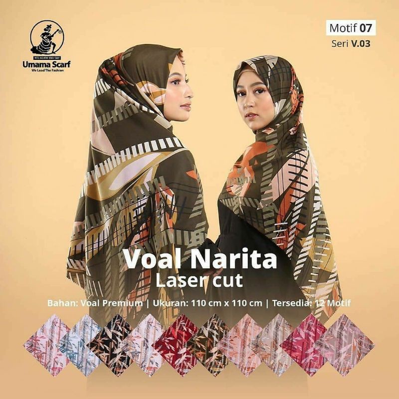 Umama - Voal Premium Laser Cut Motif 7