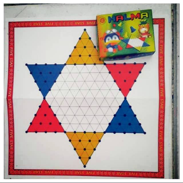 Mainan Tradisional Halma Mainan Jadul Jaman Dulu Board Game