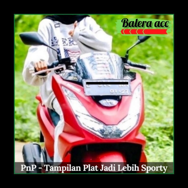 Breket Dudukan Plat Nomer PCX 160 2021 2022 2023 Premium Presisi