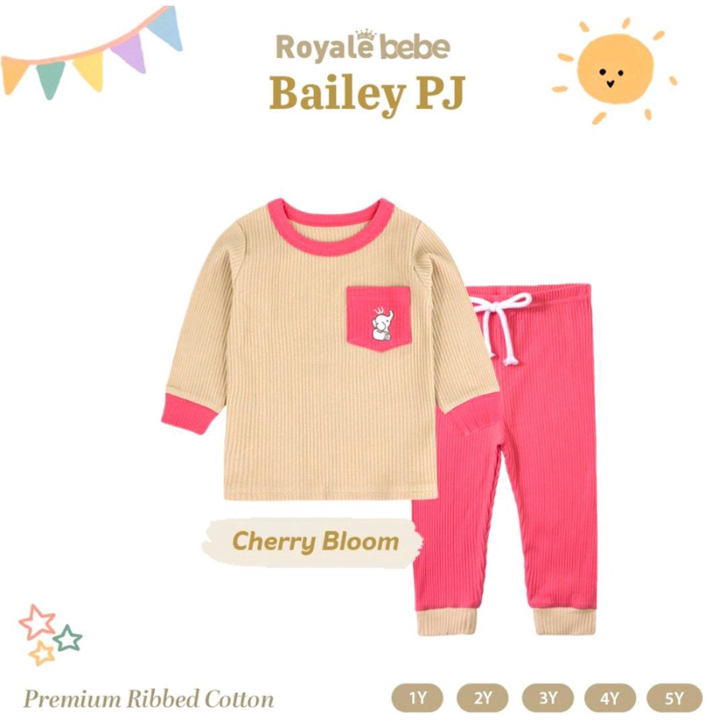 ROYALE BEBE BAILEY PANJANG / PIYAMA BAYI DAN ANAK