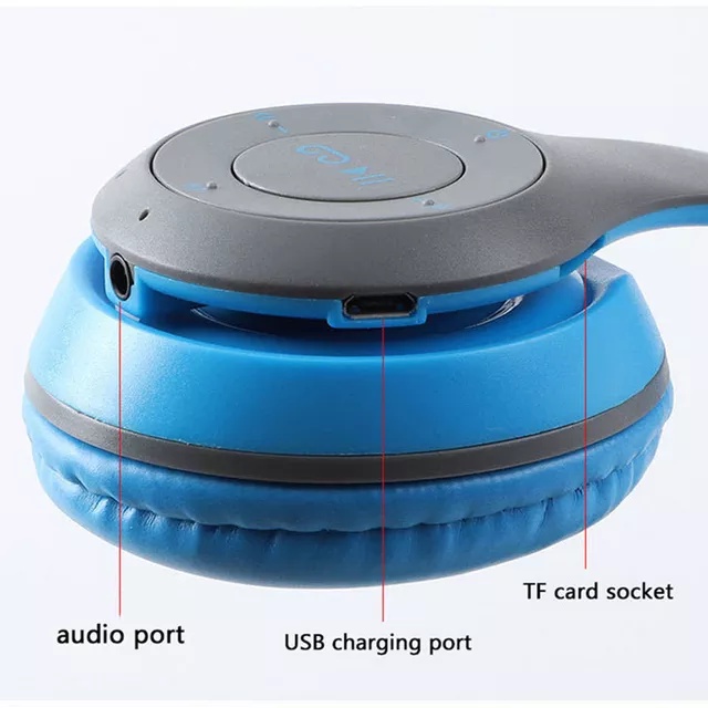 Headset Bluetooth P47 Headset Bluetooth Portabel Nirkabel Nirkabel Headset Handsfree Bass Bando Gaming Lipat Audio Nirkabel Stereo Super Bass 5.0 Headset Bass Profesional Bluetooth