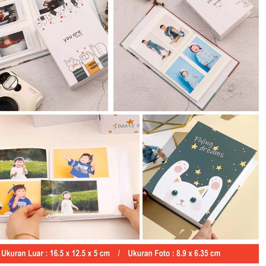 BUKU ALBUM 2R / PHOTOBOOK MINI / ALBUM GLITTER JELLY / ALBUM MINI POLAROID / BUKU FOTO / PHOTOBOOK ,