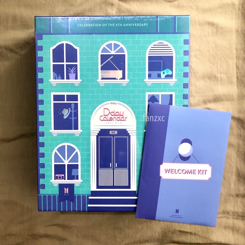 BTS FESTA 2021 D-Day Calendar Fullset Sealed