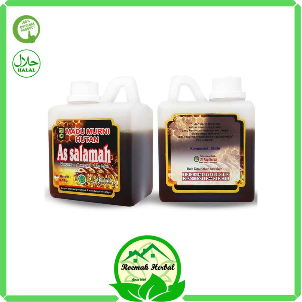 

Madu Murni Hutan As Salamah / Madu hutan murni / madu as salamah / madu murni / madu hutan asli / madu hutan /Madu Riau / original 500 gr