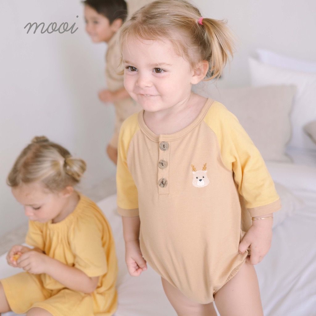 Mooi Baby Jumper Color Block 0-2 y / Jumper Bayi