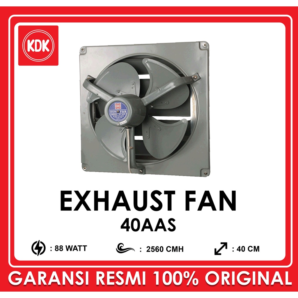 Jual Kdk Exhaust Fan Dinding Inch Aas Kipas Angin Hisap Wall Low Watt Low Noise Aas