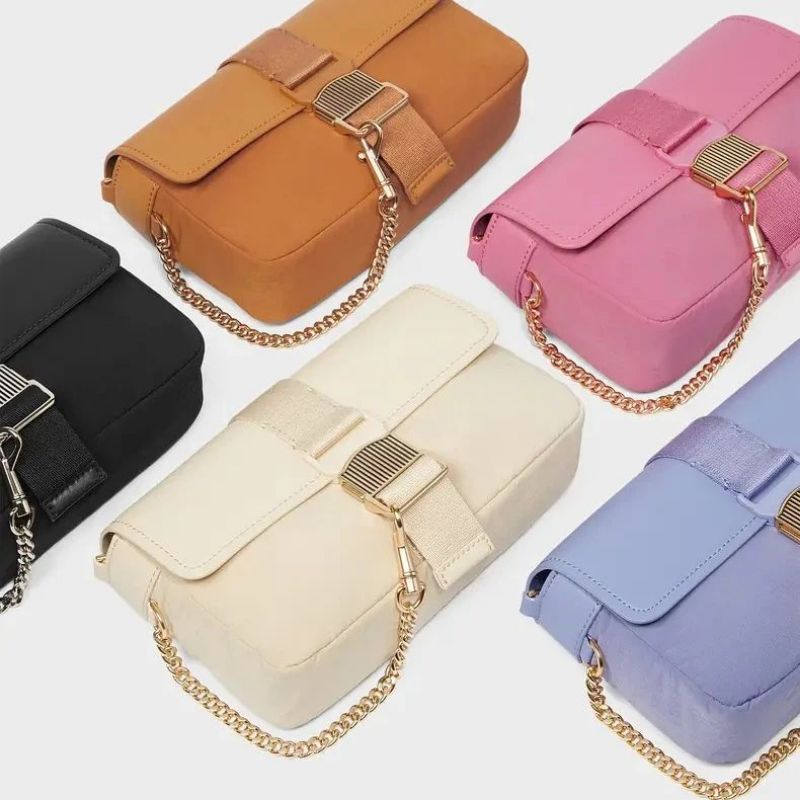 6.6 SALE | CK Aspen Metallic Belt Buckle Shoulder Bag