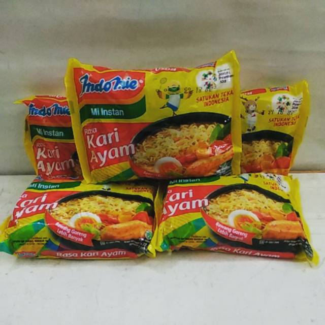 

5 Pcs Indomie Rasa Kari Ayam