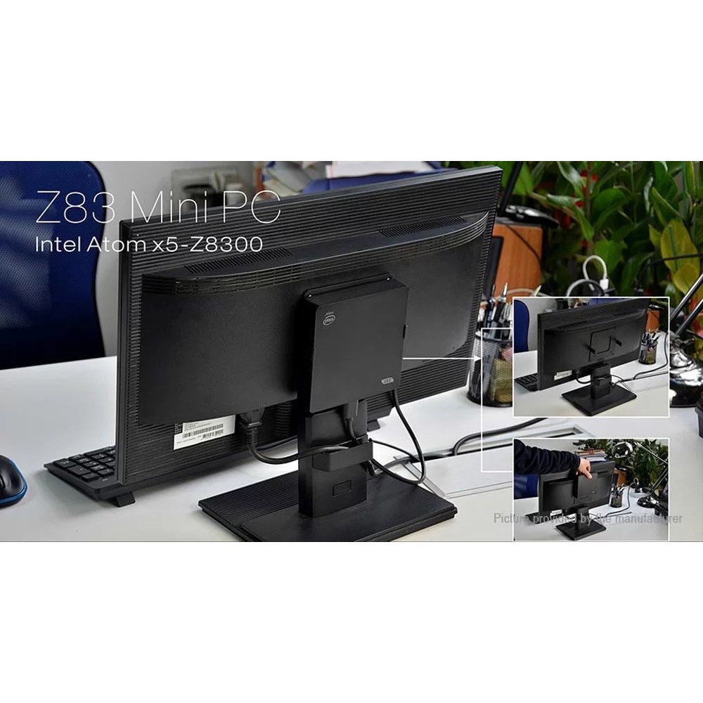 Termurah Z83 TV Box Intel Atom X5-Z8300 Quad Core Windows 10 Asli Terlaris