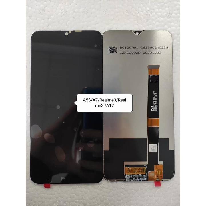 LCD TOUCHSCREEN OPPO A5S A7 / AX7 / A7N / A12 / A11K REALME 3 / 3I FULLSET BIG GLASS ORI OEM UNIV BL