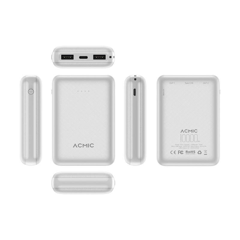 ACMIC B10 Putih Dual Output Powerbank [10000 mAh]